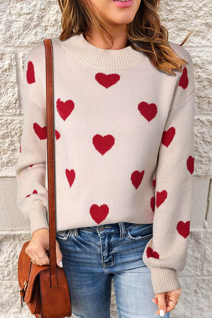 Katherine | Elegant Hearts Sweater