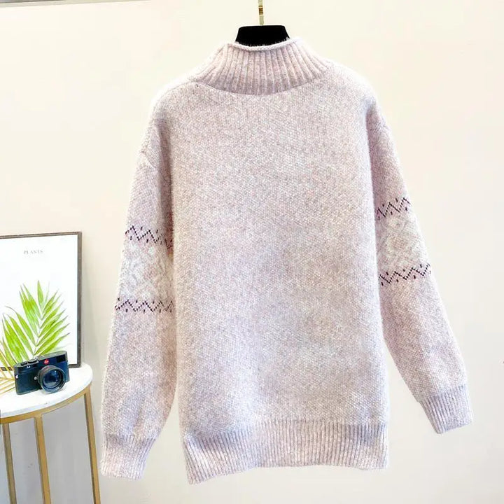 Isabella | Snowflake Knit Sweater