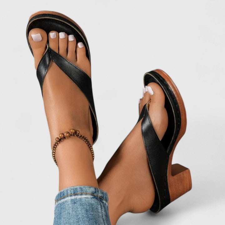 Orthopedic Occasion Real Leather Heels