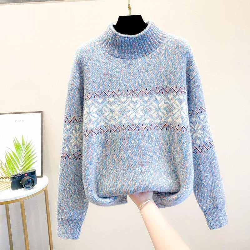Isabella | Snowflake Knit Sweater
