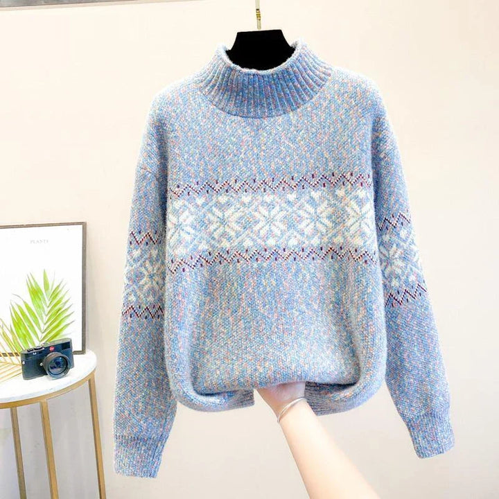 Isabella | Snowflake Knit Sweater