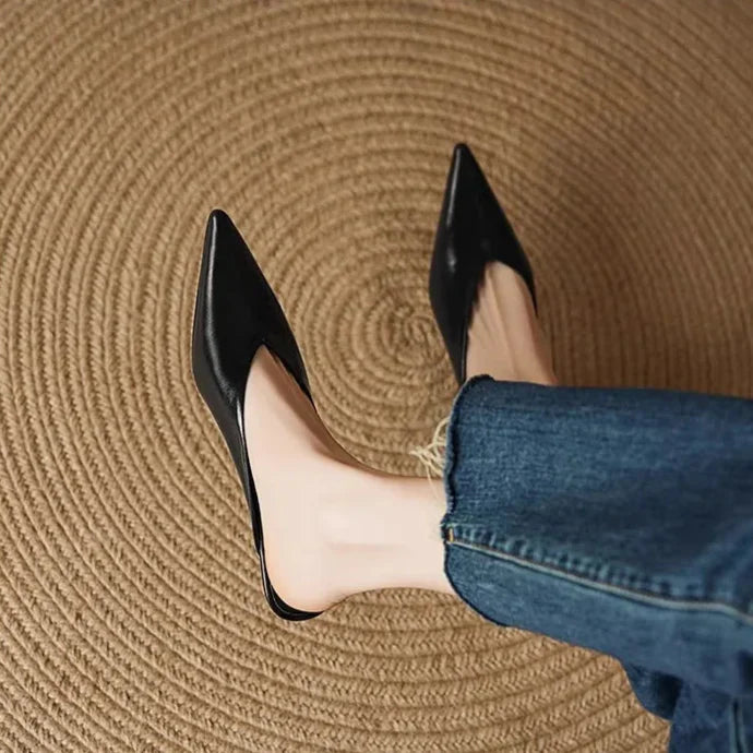 Eneva Leather Mules