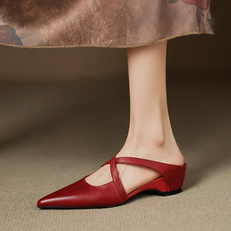 Aluna™ | Genuine Leather Mules