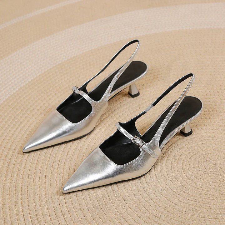 Stella | Slingback Kitten Heels