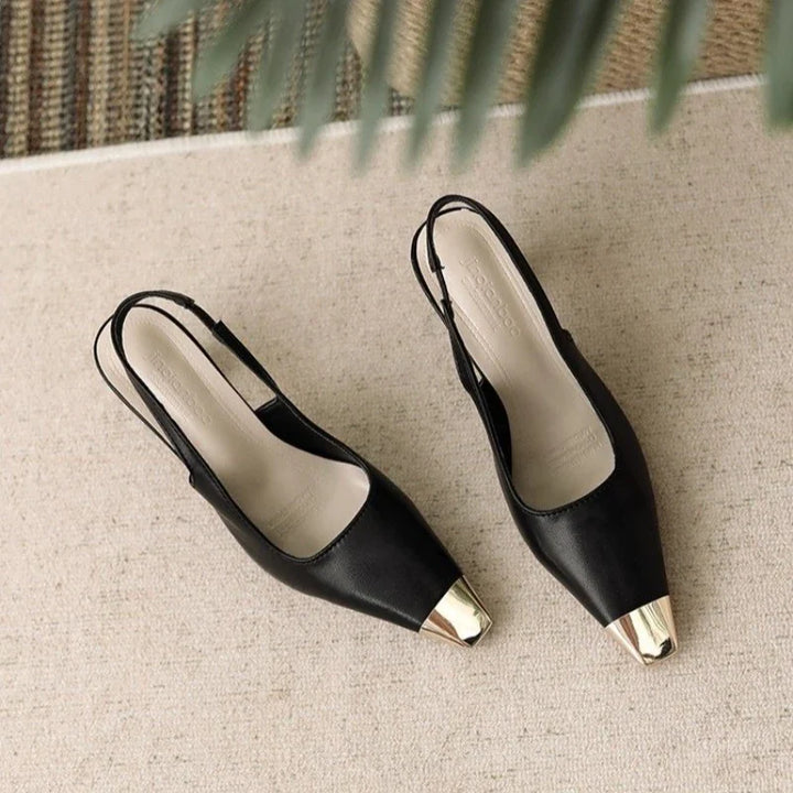 Layla | Pointed Toe Slingback Heels
