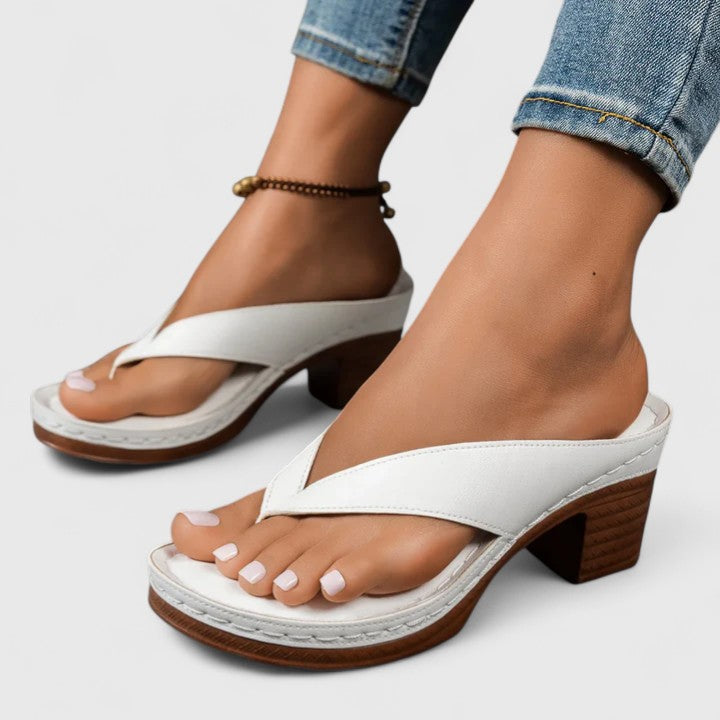 Orthopedic Occasion Real Leather Heels