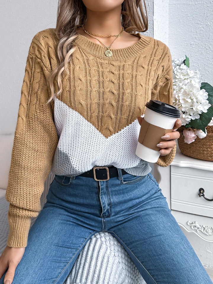 Flora | Chevron Stitch Pullover