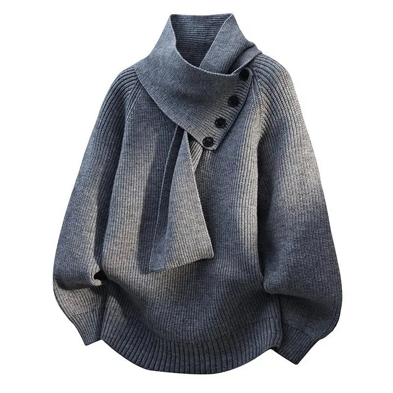Imogen | Cozy Scarf-Neck Sweater