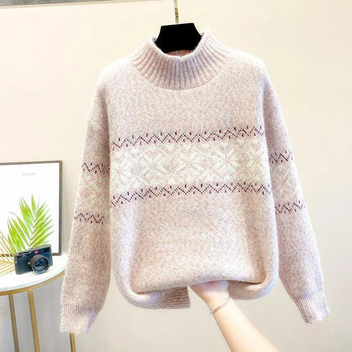Isabella | Snowflake Knit Sweater
