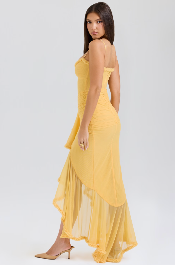 Alexandra | Women's Wedding Guest Lace Ruched Dress