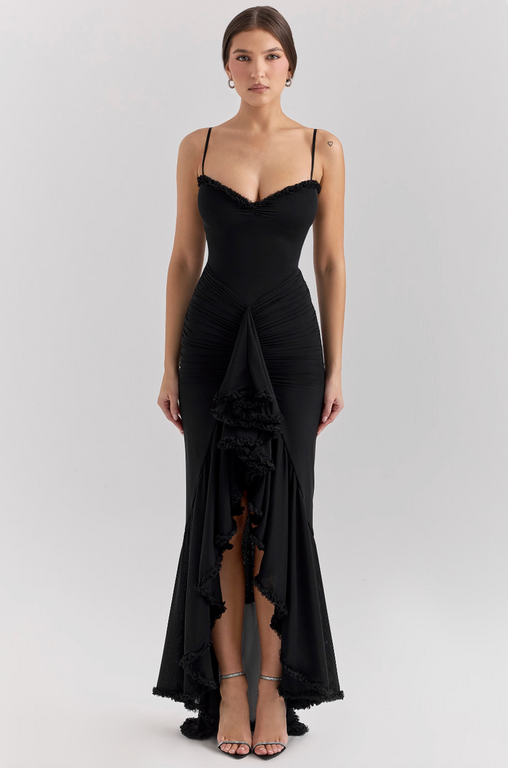 Alexandra | Women's Wedding Guest Lace Ruched Dress