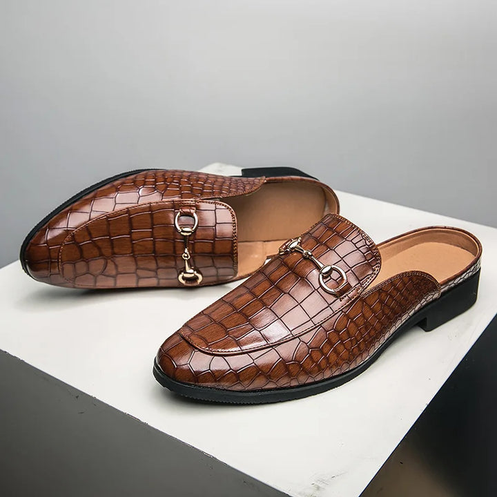Elbert Genuine Leather Mules