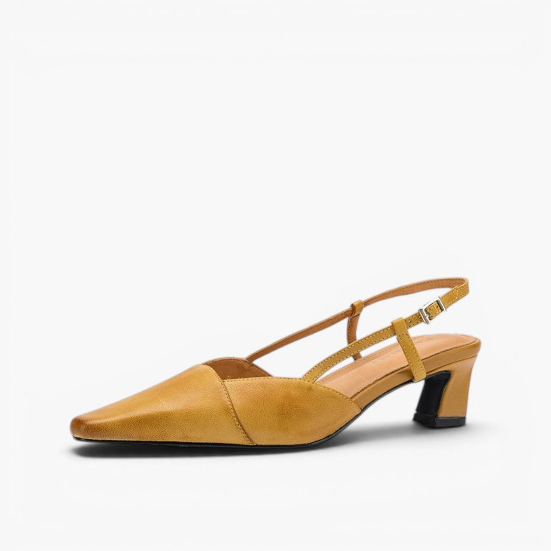 Serelle | Leather Slingback Heels