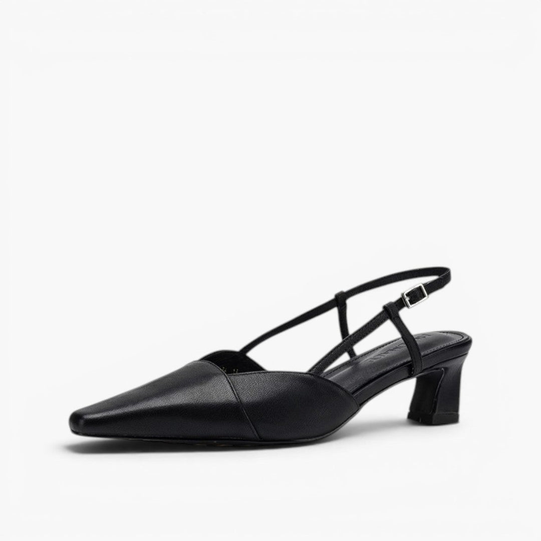 Serelle | Leather Slingback Heels