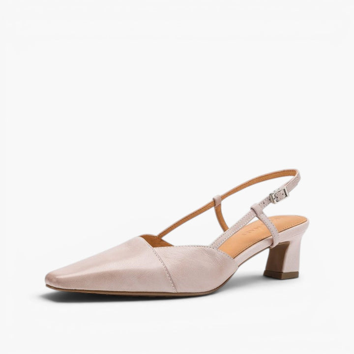 Serelle | Leather Slingback Heels