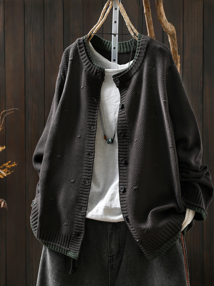 THE ISOLDE | TEXTURED CARDIGAN
