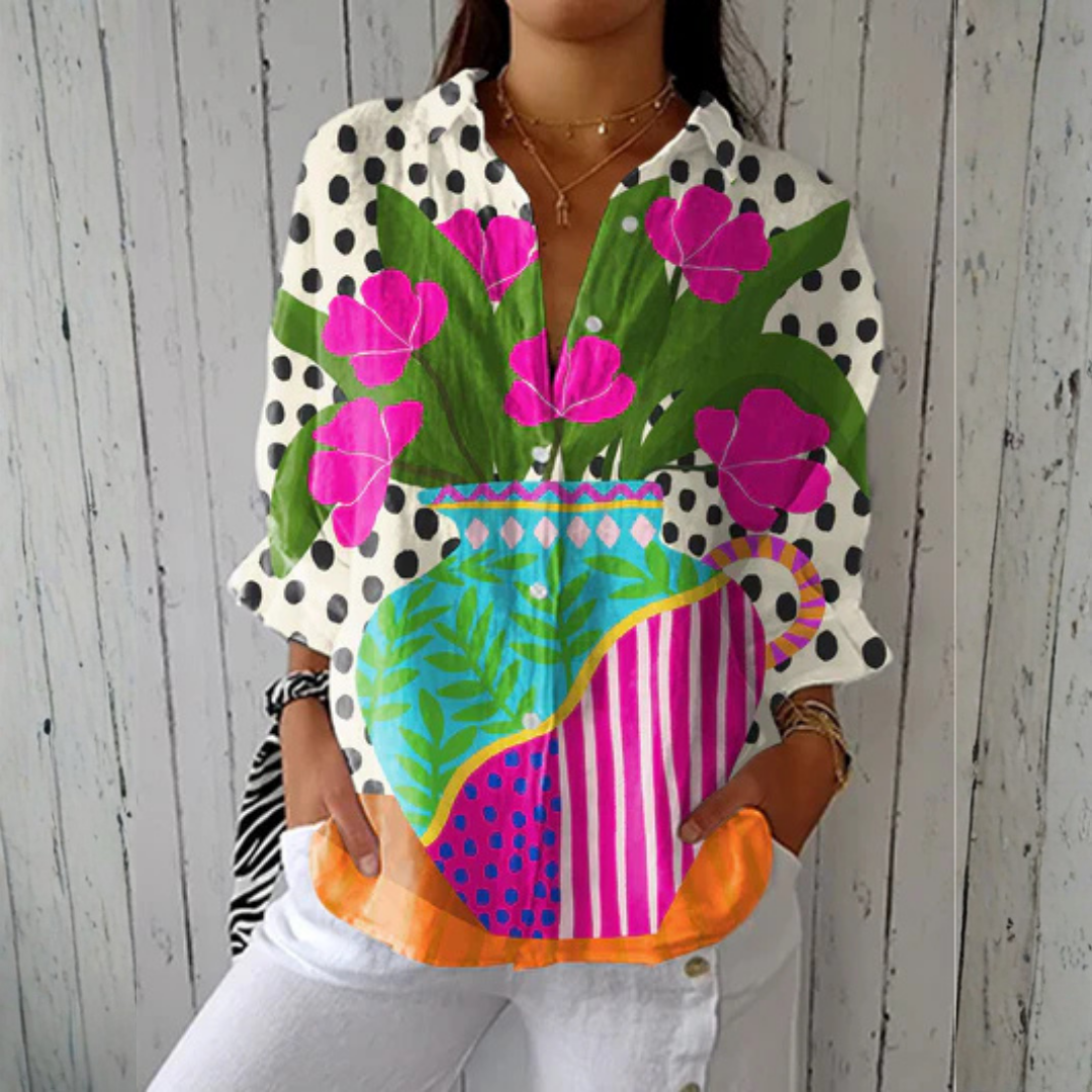 Donna™ | Blooming Vase Blouse