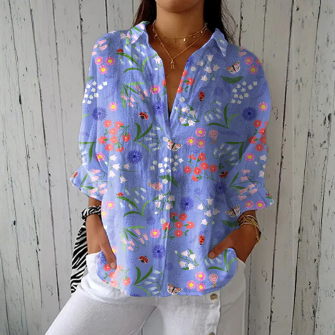 Louise™ | Playful Dogs Blouse
