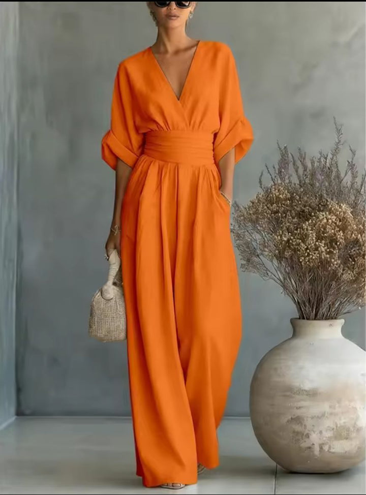Risel - Jumpsuit to Feel Comfortable and Polished on Your Day.