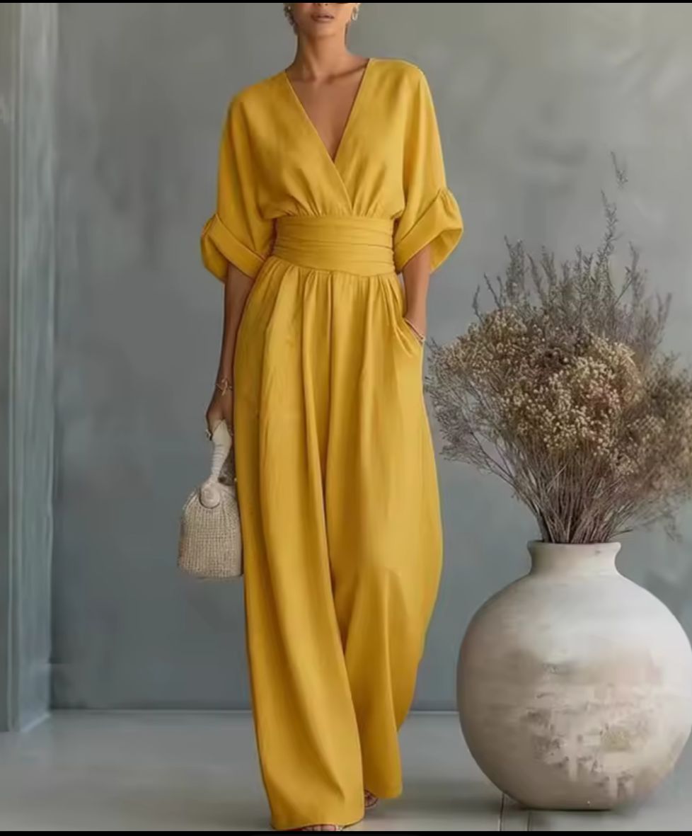Risel - Jumpsuit to Feel Comfortable and Polished on Your Day.