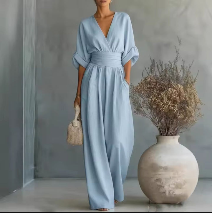 Risel - Jumpsuit to Feel Comfortable and Polished on Your Day.