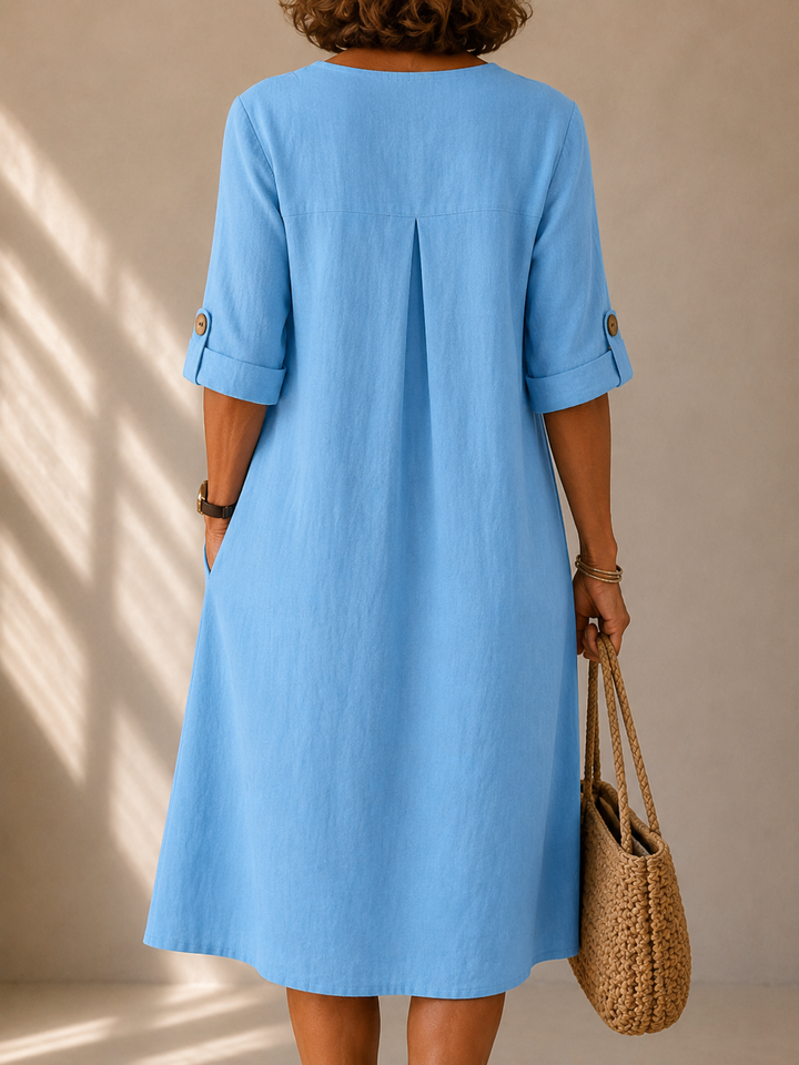 Amelia™ | Button Dress