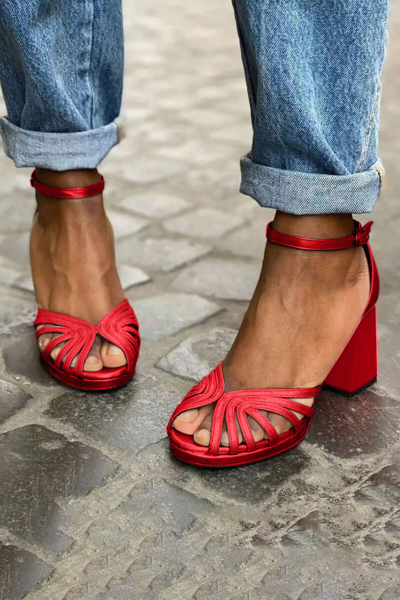 Bicolored All Day Comfort Heels
