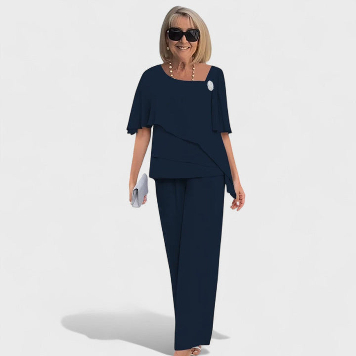 Becky Elegant Layered Two-Piece Set