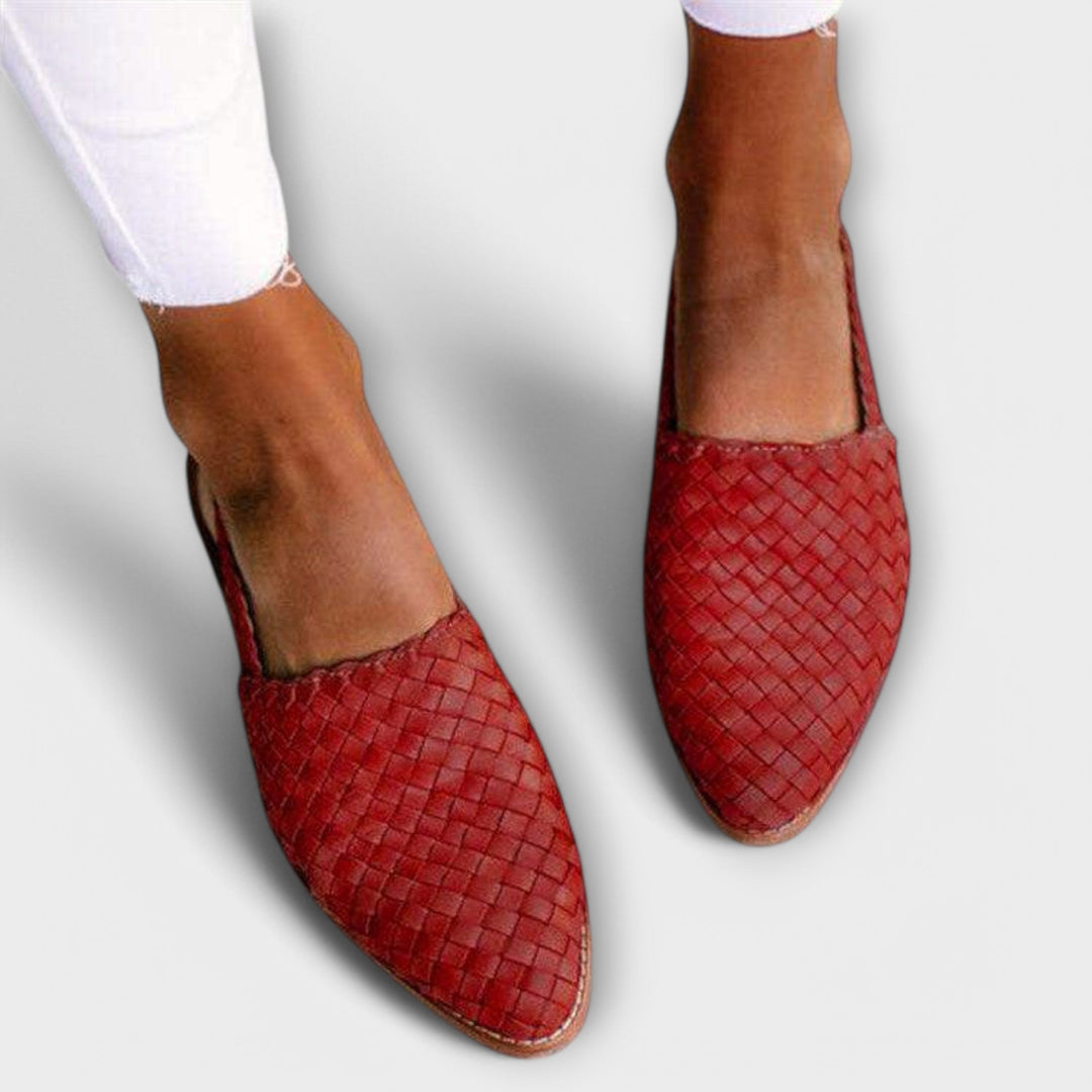 Aurora | Woven Slingback Loafer