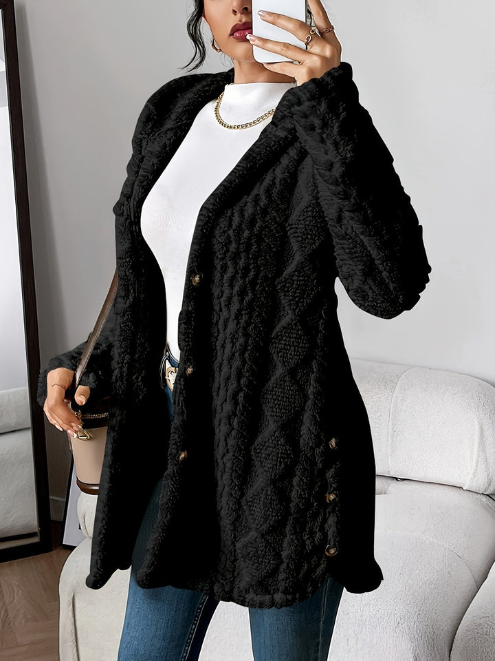 Adriana | Plush Hooded Cardigan