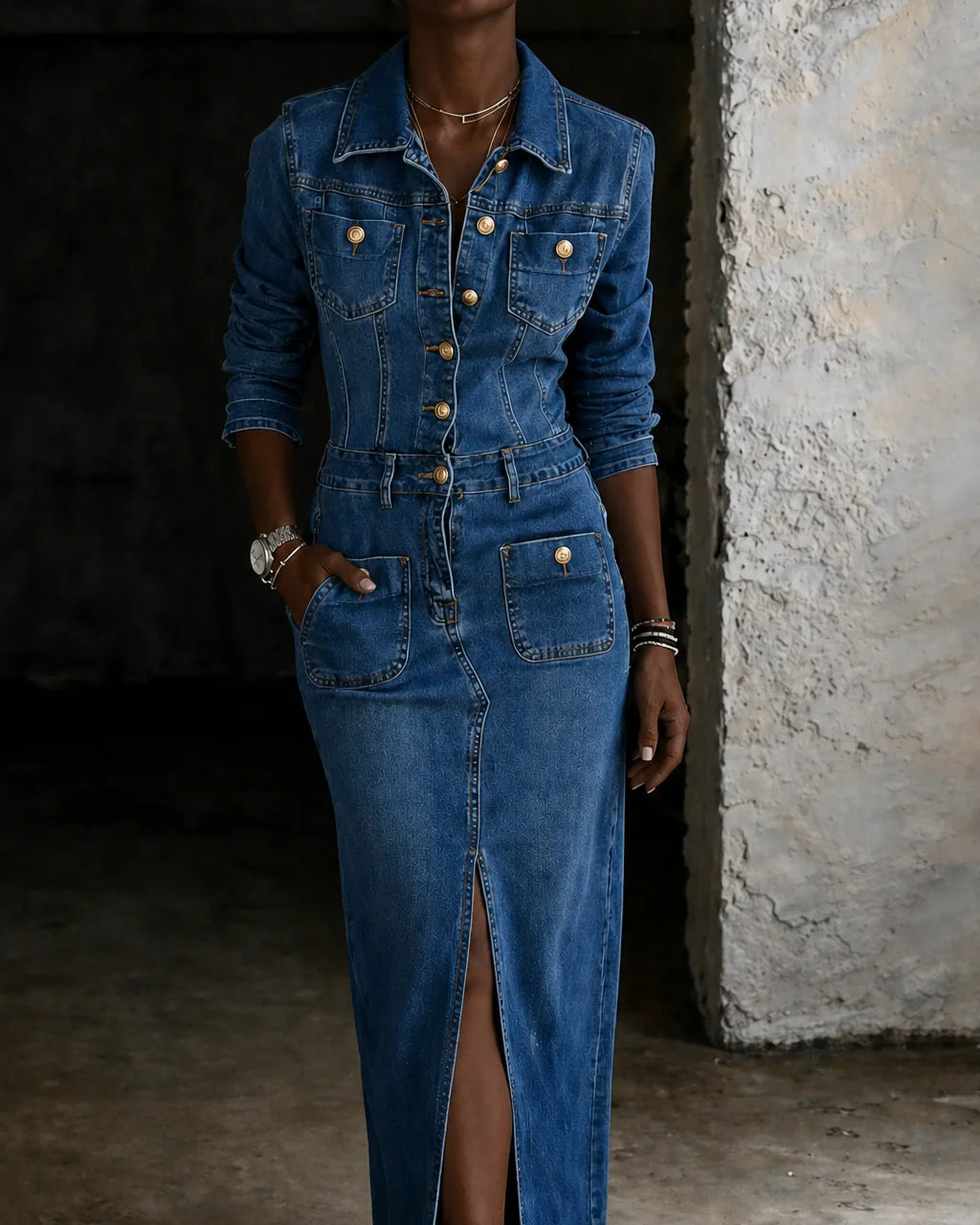 Leila | Classic Comfortable Denim Jacket