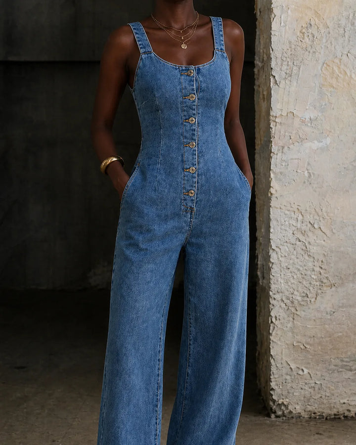 Aida | Effortless Chic Denim Jumpsuit