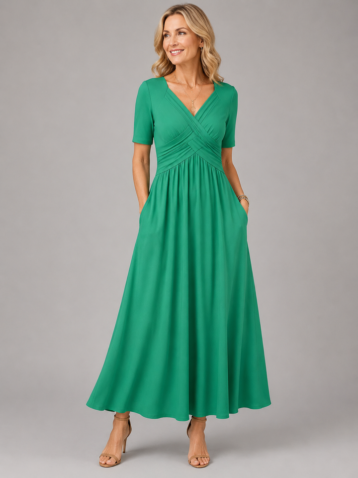 Angeli™ |  Elegant Midi Dress