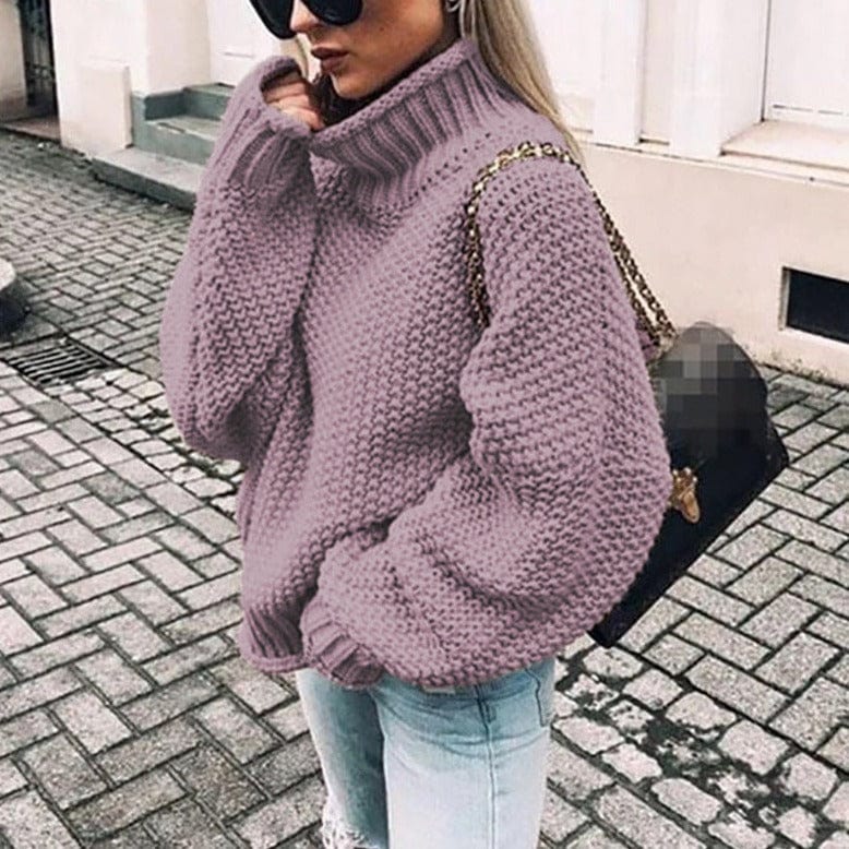 Celine - Chunky Knit Turtleneck Sweater
