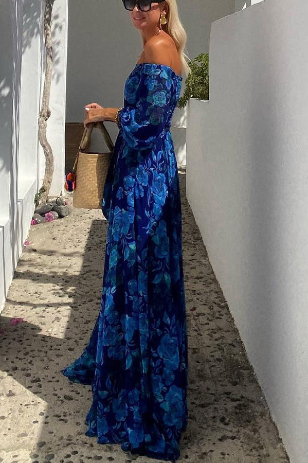 Francesca | Long dress with floral print