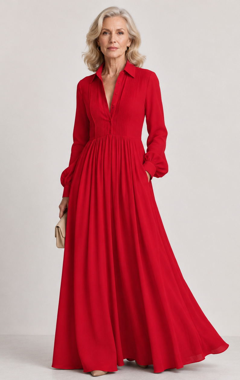 Lioren | Soft Flow Maxi Dress