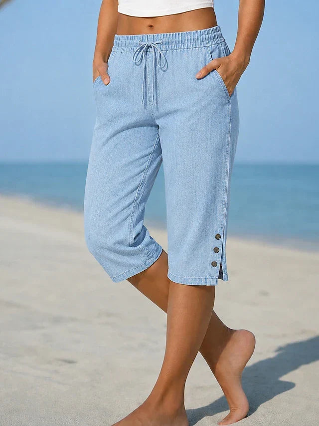 DELPHIA™ | CALF-LENGTH CAPRI PANTS