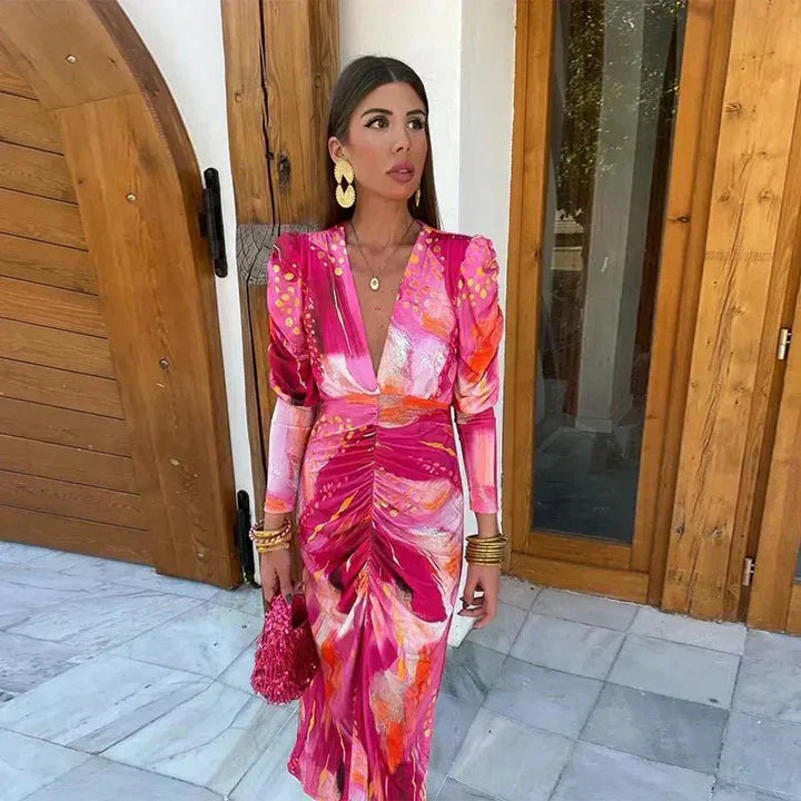 Anastasia | Women's Wedding Guest Wrap Maxi Dress Evening