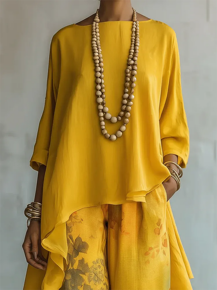 Cecilia™ | Artistic Floral Two-Piece Set