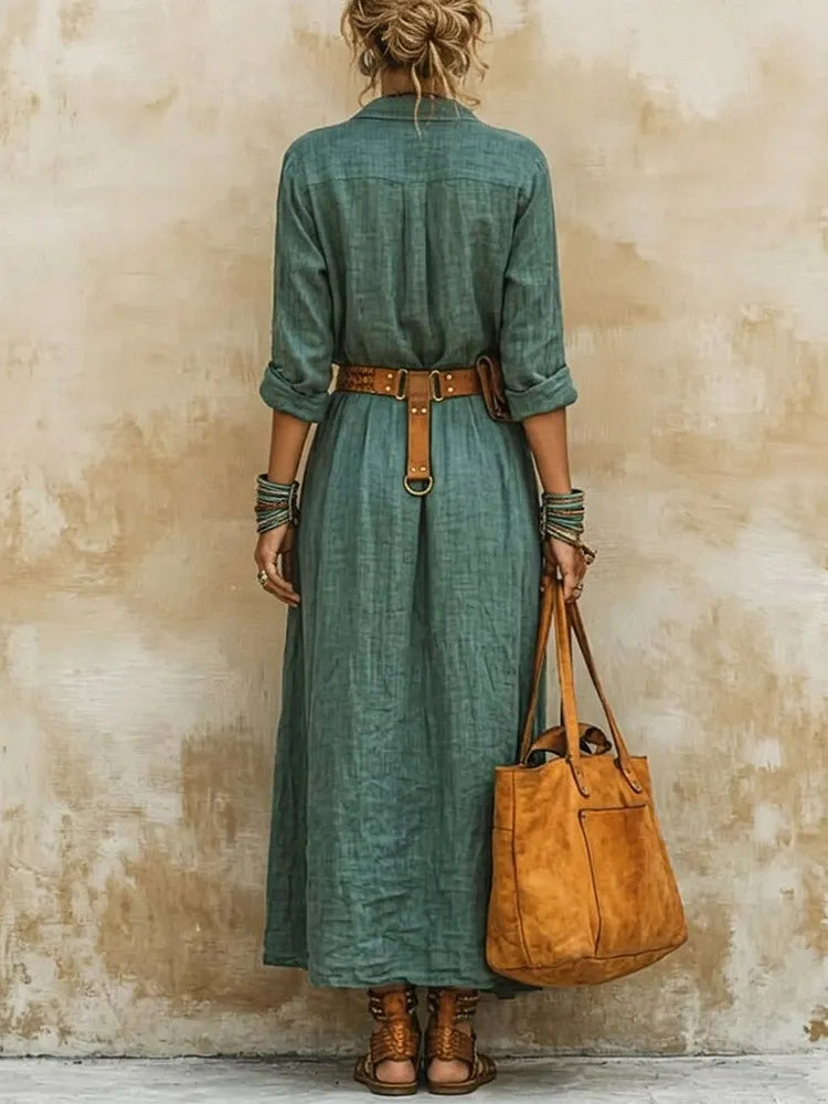 Maren™ | Art-Print Shirt Dress