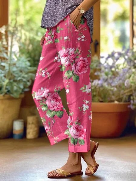 Roseanne | Floral Casual Pants