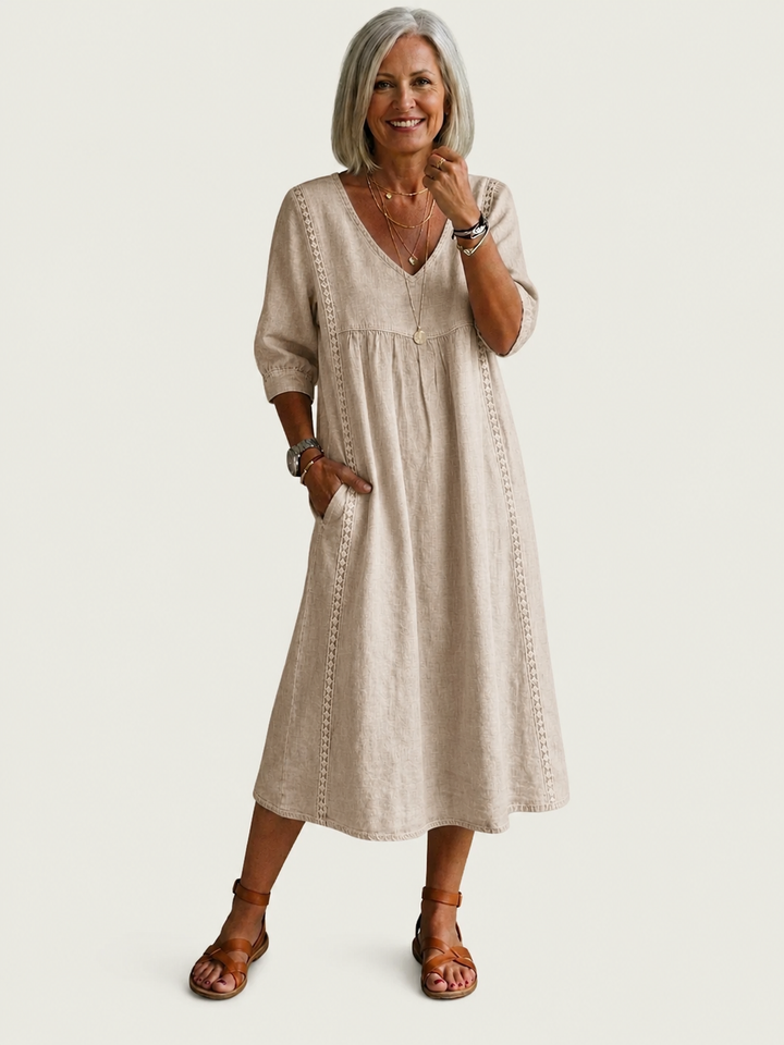 Juliette I Elegance A Line Maxi Dress