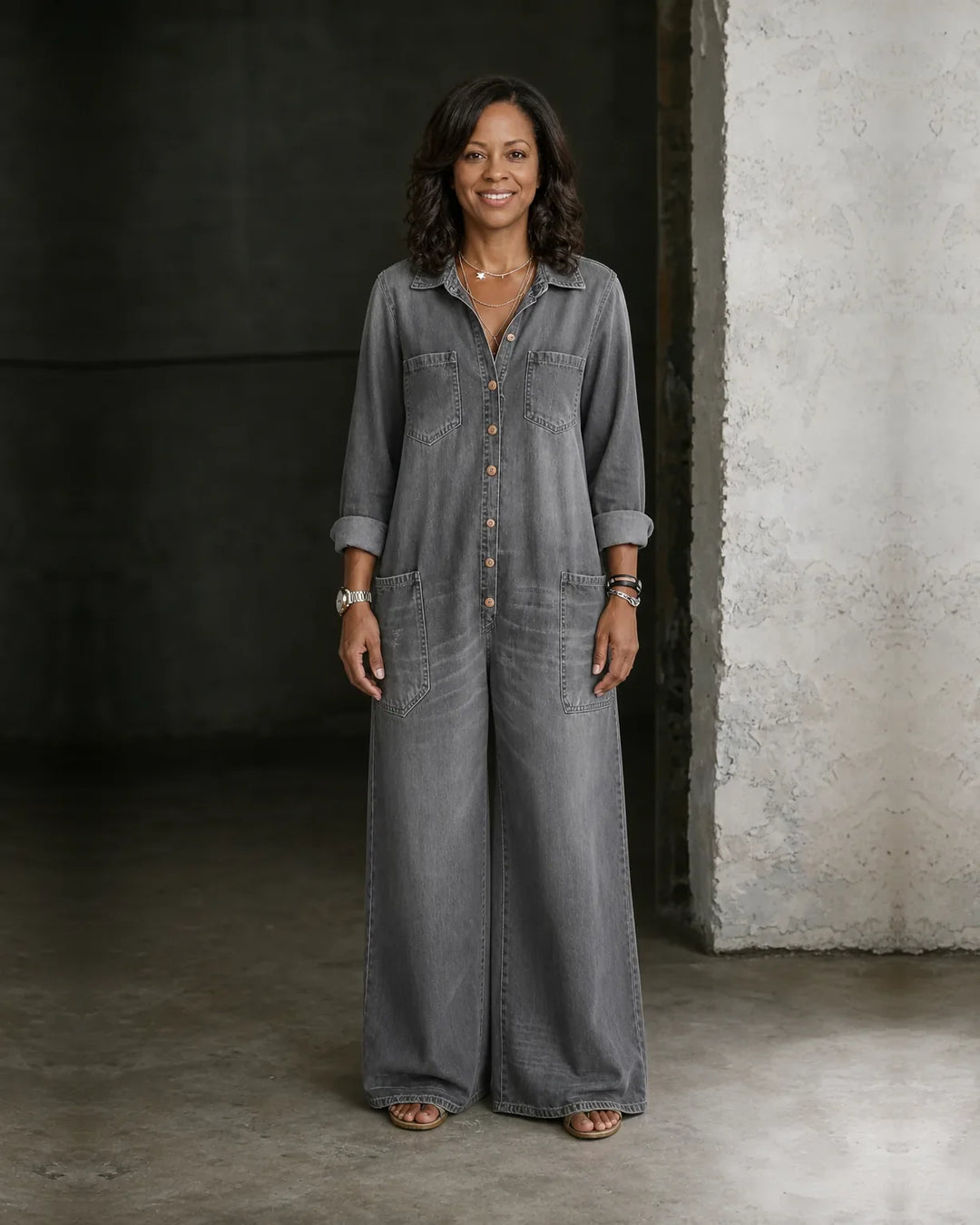 Tamara | Casual Denim Overall