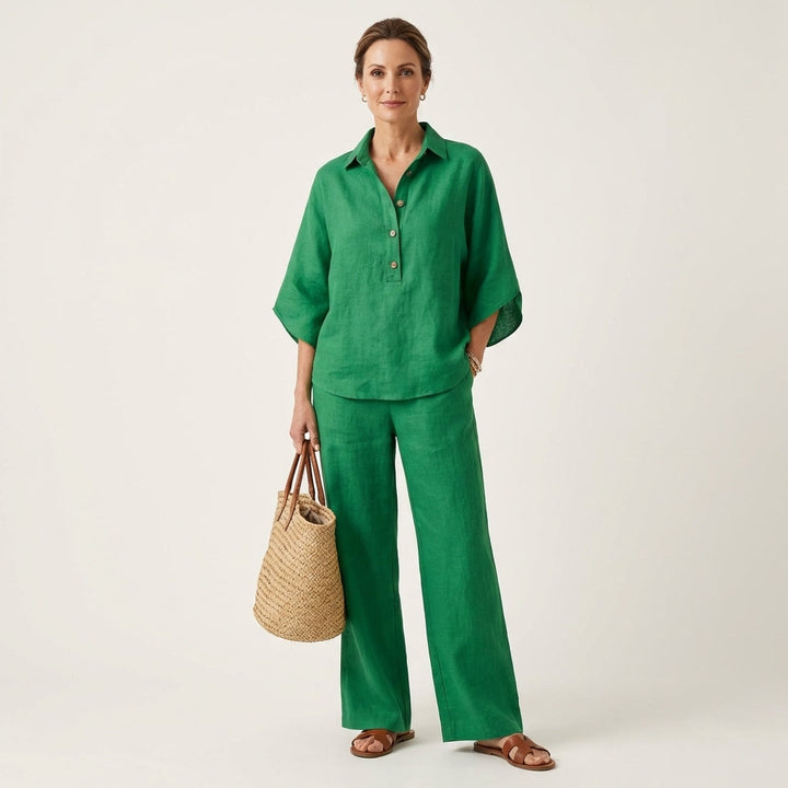 Zerah | Linen Two-Piece Set