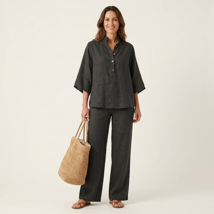 Zerah | Linen Two-Piece Set
