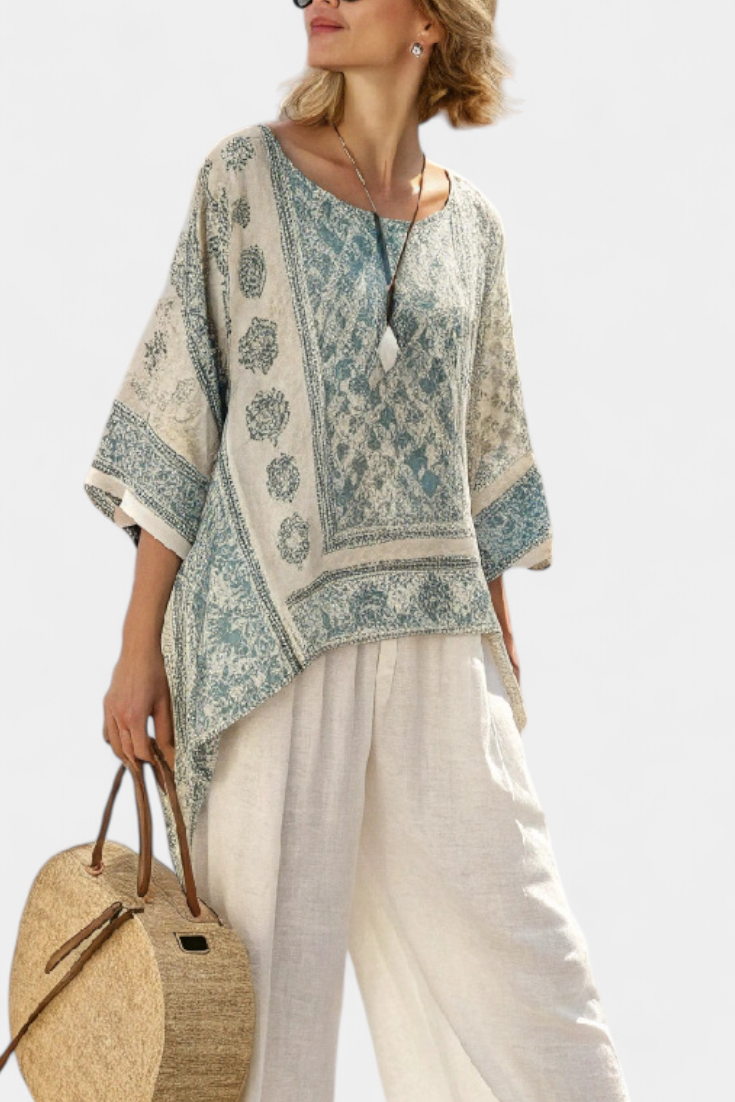 Annalisa - Printed Wide-Leg Trouser Set