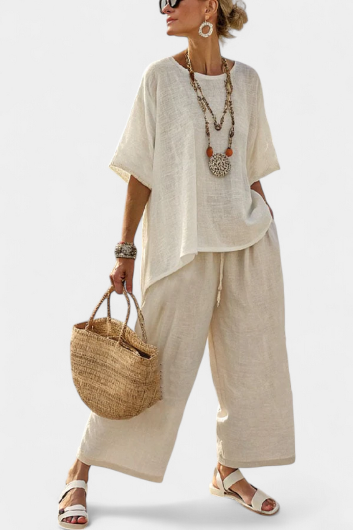 Beatrice - Wide-Leg Trouser Set