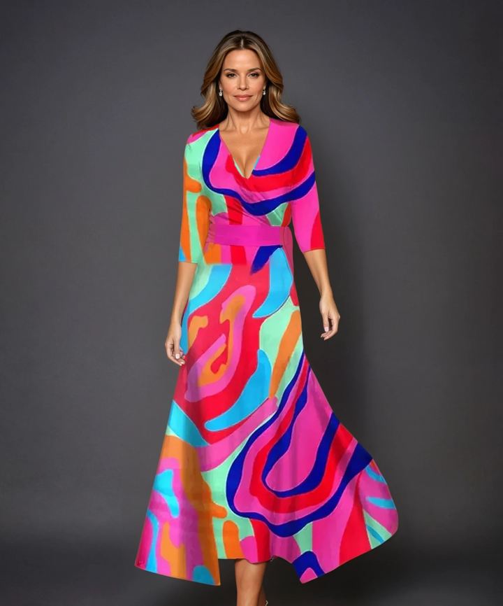 Patricia | Chic Dress with Floral Print