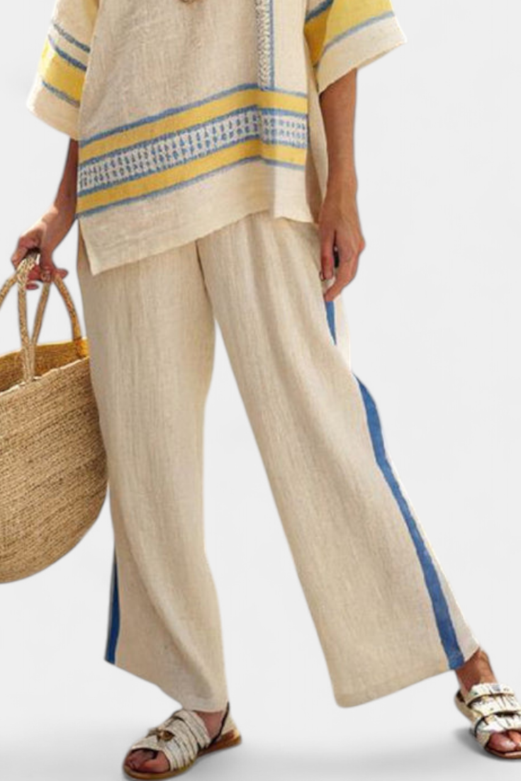 Marcella - Linen Trouser Set