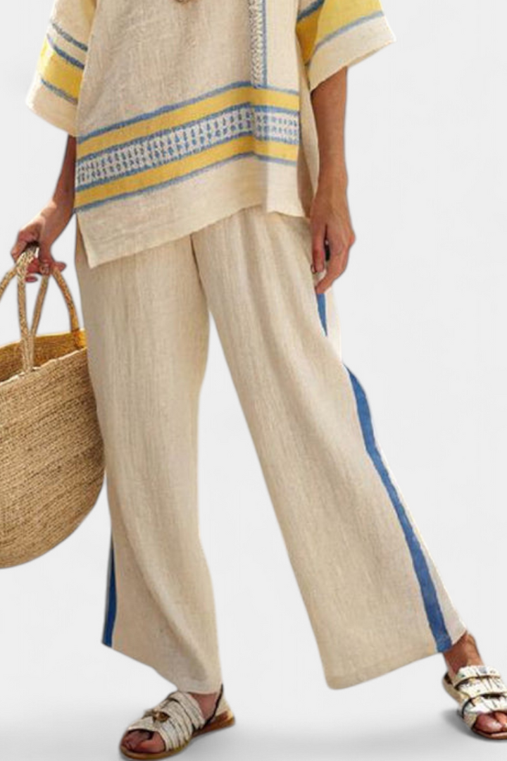 Marcella - Linen Trouser Set